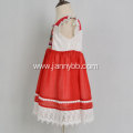 baby girl christmas dress yarn dyed fabric dress